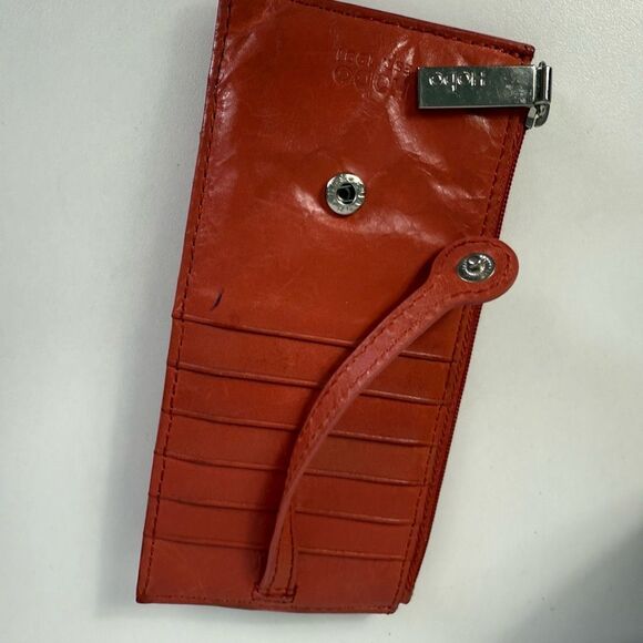 Hobo Linn Slim Leather Wallet Card Case - Picture 4 of 7